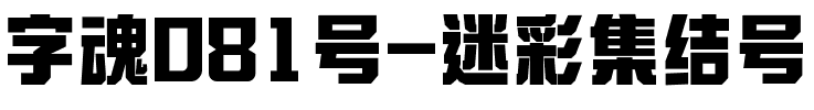 字魂081号-迷彩集结号