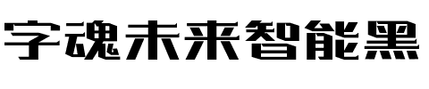 字魂未来智能黑